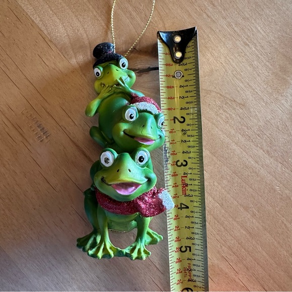 Leap Frogs 3 Stacked Up Christmas Ornament / Decoration - Picture 5 of 7